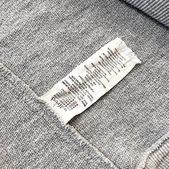 Wilfred Aritzia Diderot Cocoon Shawl Cardigan Sweater XXS XS Grey Silver Studs - Picture 4 of 10